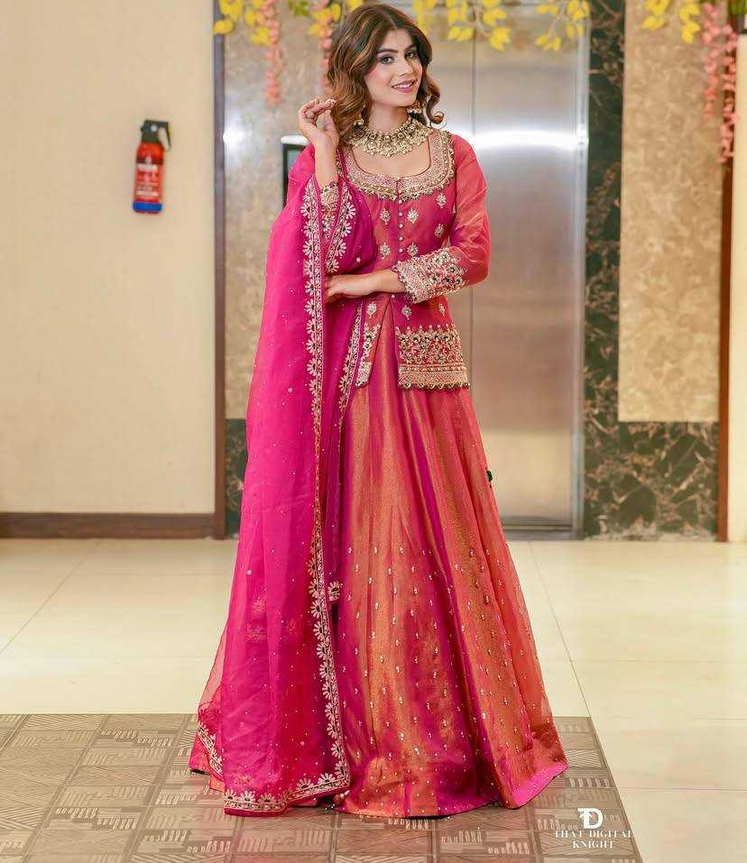 Ynf Shimmer silk KESH158 9008 Lehengas Wedding Collections Festive Collections Wholesale Designer Lehenga Silk Lehenga Wedding Outfits Manufacturer