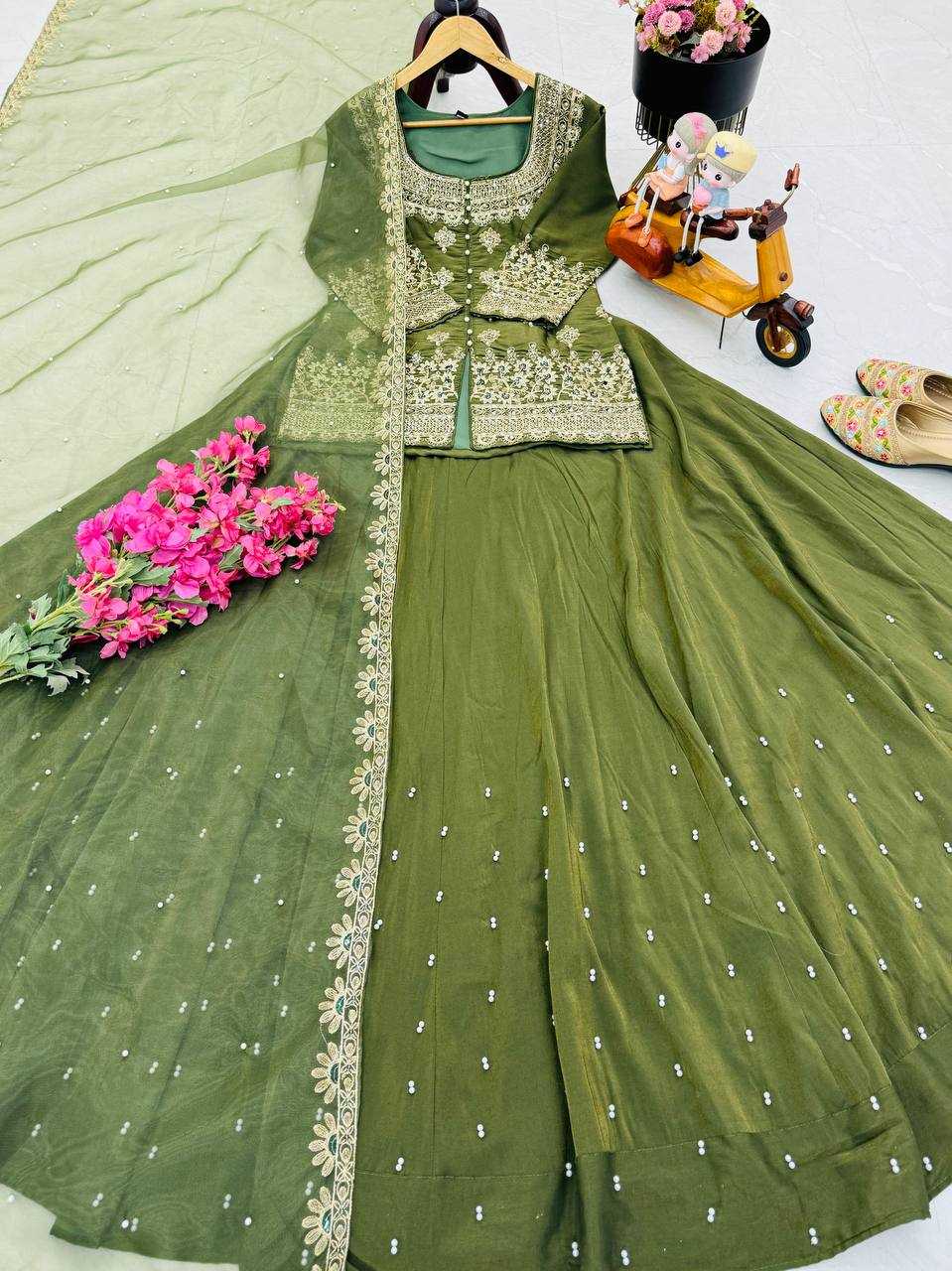 Ynf Shimmer silk KESH158 9008 Lehengas Wedding Collections Festive Collections Wholesale Designer Lehenga Silk Lehenga Wedding Outfits Manufacturer