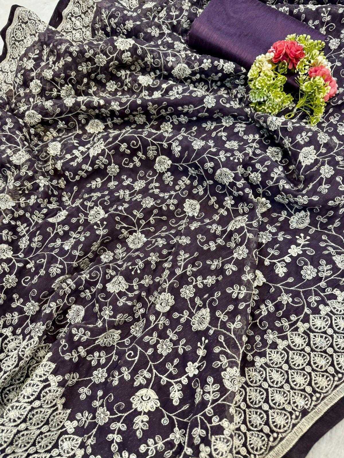 Ynf Shimmer silk RIN164 seqnce Silk Sarees Wedding Collections Wholesale Party Wear Silk Sarees Designer Silk Sarees Silk Sarees For Weddings Manufacturer