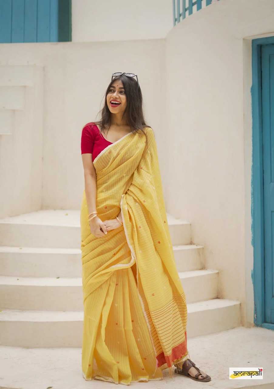 Ynf Silk Cotton RIN101 3503 Sarees Wholesale Fancy Sarees Cotton Linen Sarees Ladies Sarees Manufacturer