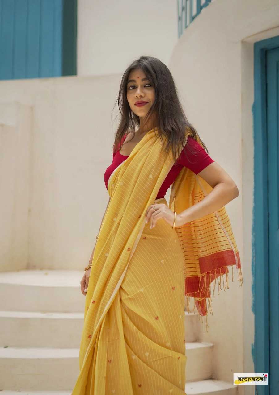 Ynf Silk Cotton RIN101 3503 Sarees Wholesale Fancy Sarees Cotton Linen Sarees Ladies Sarees Manufacturer