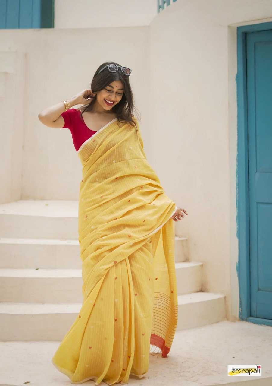 Ynf Silk Cotton RIN101 3503 Sarees Wholesale Fancy Sarees Cotton Linen Sarees Ladies Sarees Manufacturer