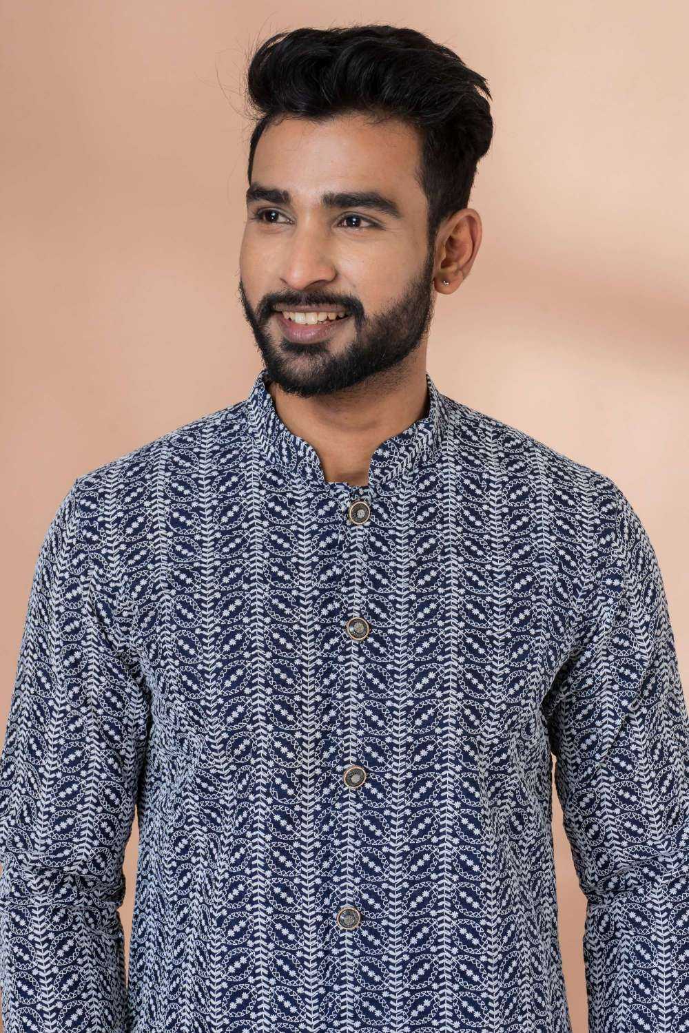 Ynf Silk Cotton RIN223 3436A Mens Wear Wholesale Mens Kurtas Mens Kurta Pyjama Men Wedding kurta Manufacturer
