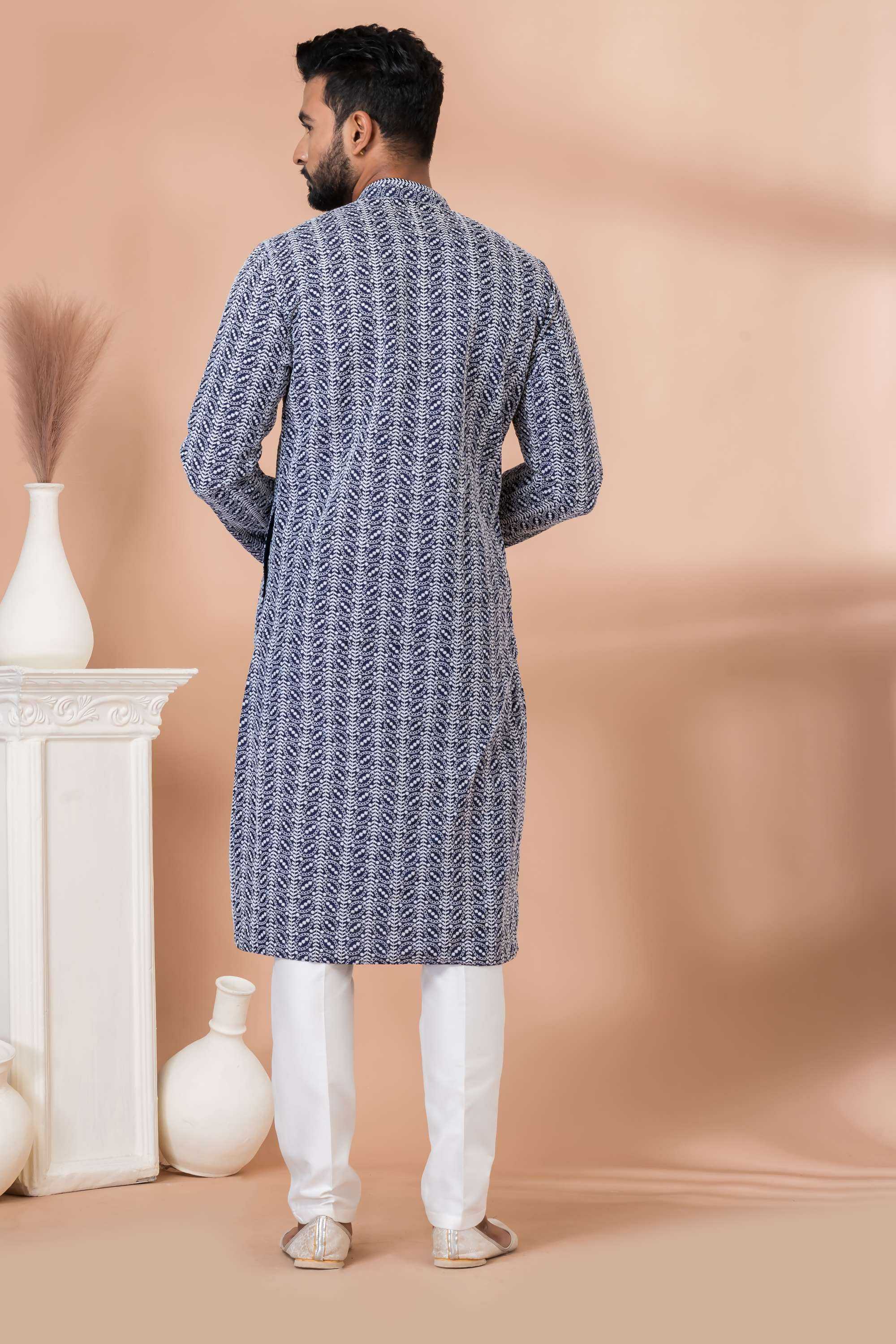 Ynf Silk Cotton RIN223 3436A Mens Wear Wholesale Mens Kurtas Mens Kurta Pyjama Men Wedding kurta Manufacturer
