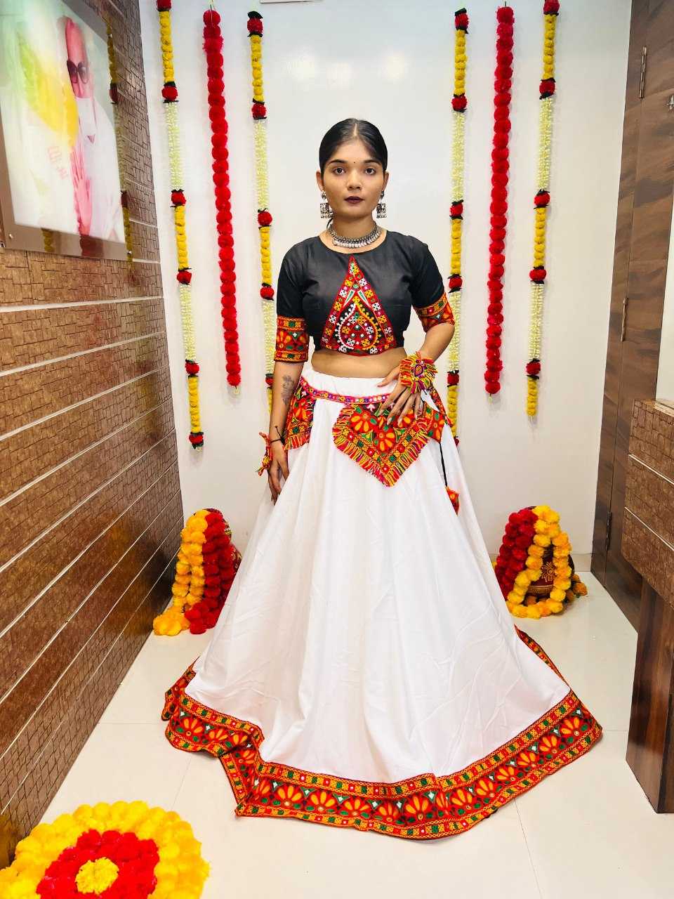 Ynf Silk Cotton RIN227 7050 Lehengas Festive Collections Wholesale Designer Lehenga Choli Navratri Chaniya Choli Manufacturer