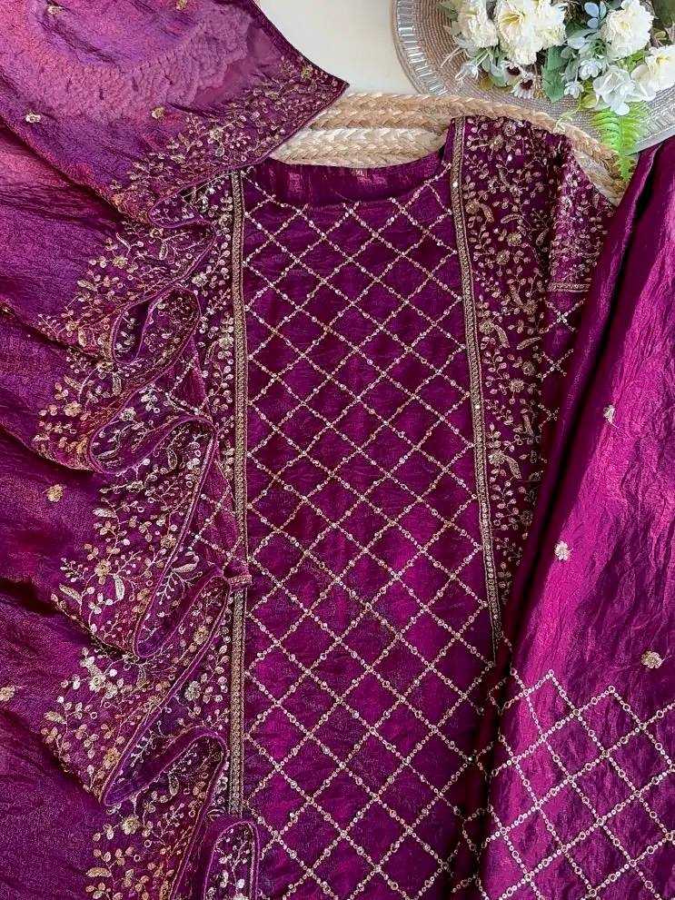 Ynf Silk KESH141 1088 Suits & Dresses Wholesale Palazzo Suit Designer Suits Silk Suits Manufacturer