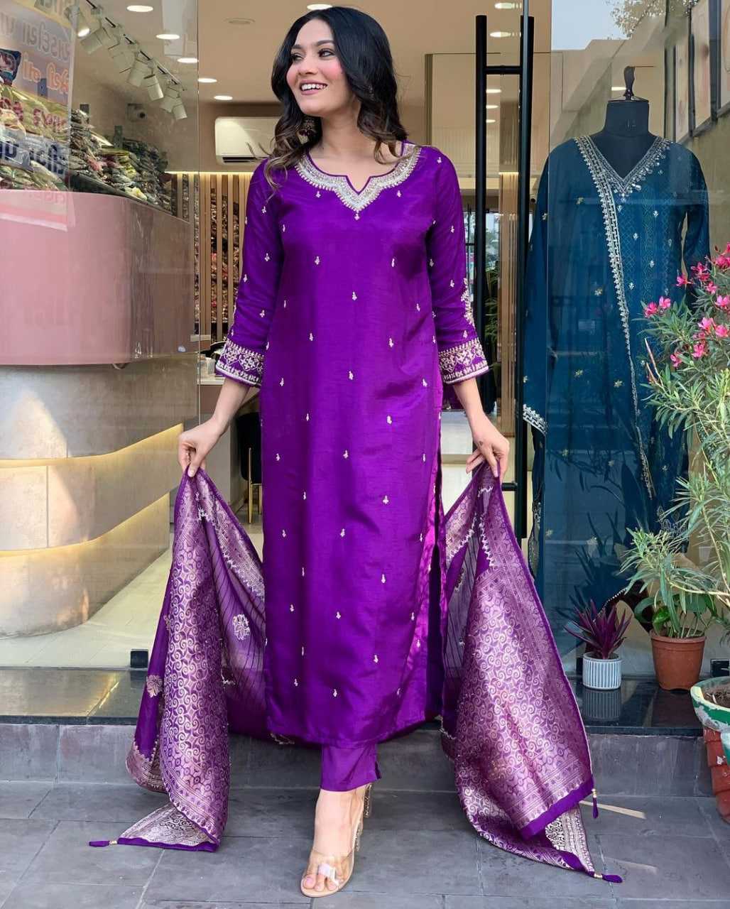 Ynf Silk KESH334 AASHI Suits & Dresses Wholesale Ladies Suits Embroidery Suits Party wear suits Manufacturer