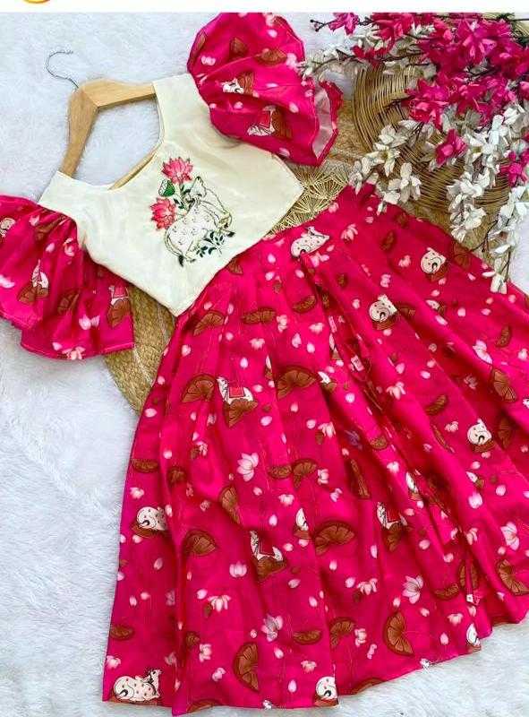 Ynf Silk KESH493 natural Kids Wear Wholesale Kids Lehenga Kids Lehenga Choli Baby Girl Lehenga Manufacturer