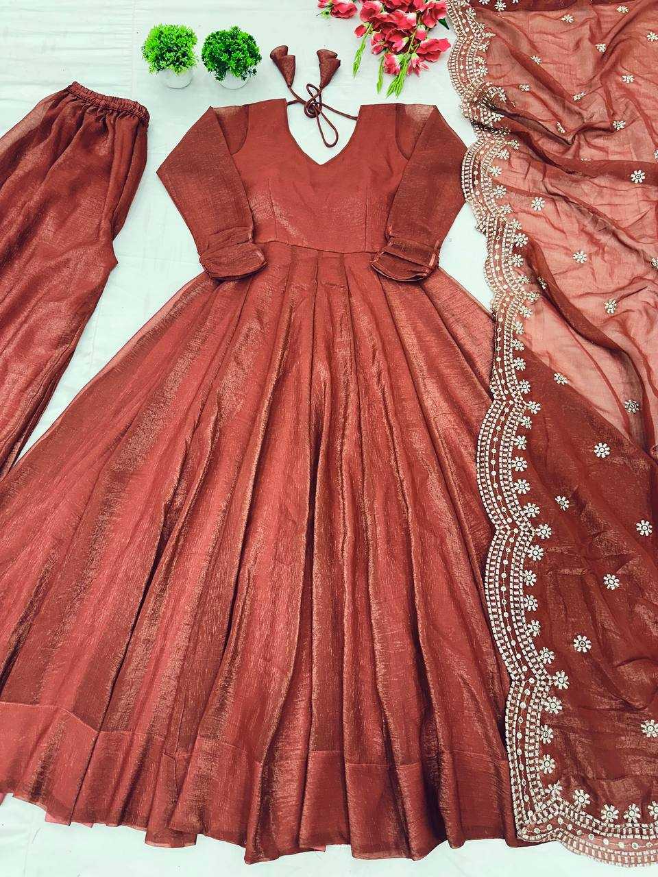 Ynf Silk KESH499 407 Gowns Wholesale Fancy Gowns Anarkali Gown Party Gowns Long Gowns Manufacturer