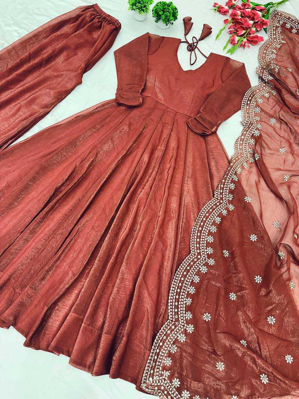 Ynf Silk KESH499 407 Gowns Wholesale Fancy Gowns Anarkali Gown Party Gowns Long Gowns Manufacturer