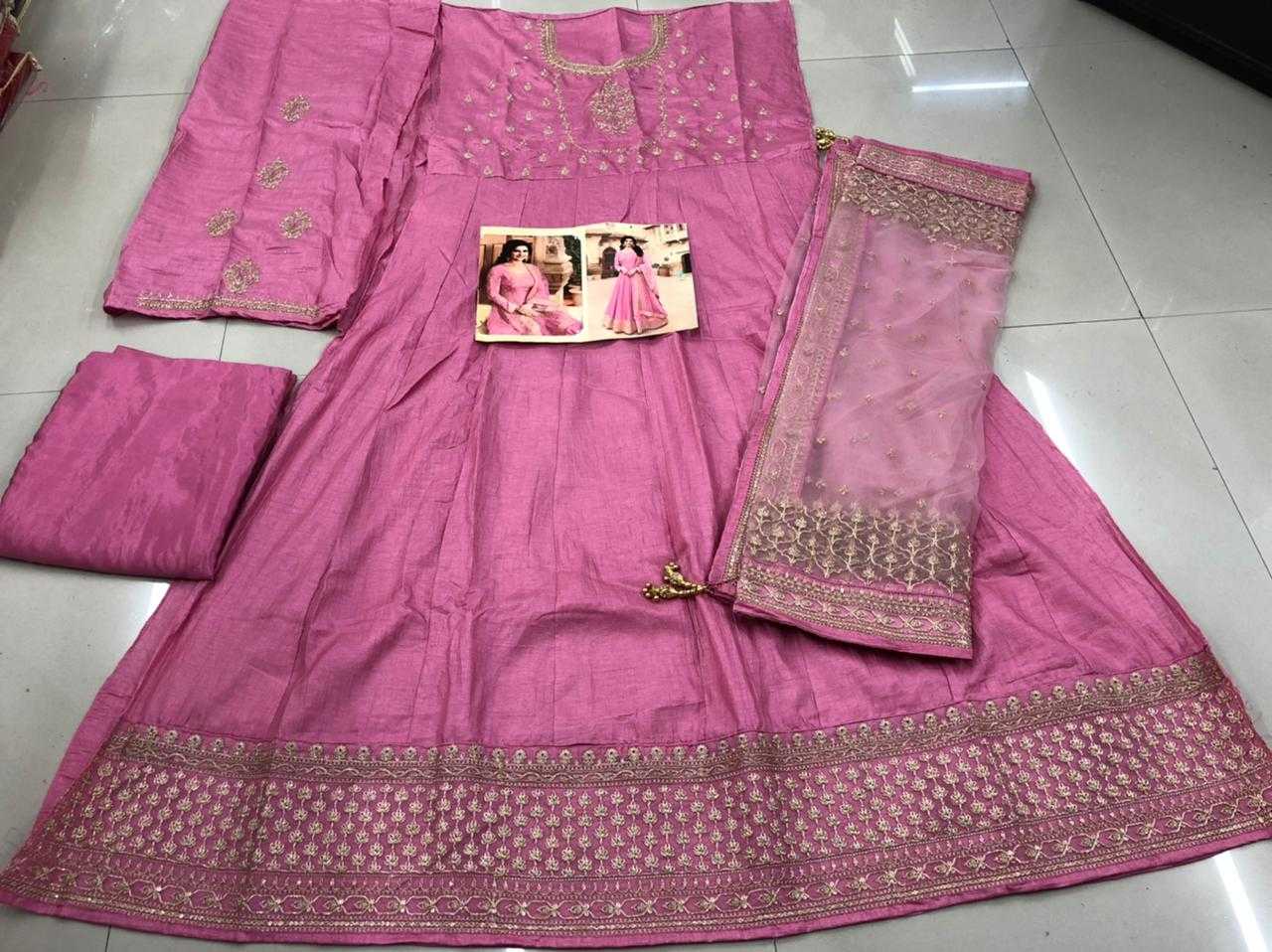 Ynf Silk KESH504 Kaseesh Parimahal Gowns Wedding Collections Festive Collections Wholesale Embroidery Gowns Silk Gowns Gown With Dupatta Manufacturer