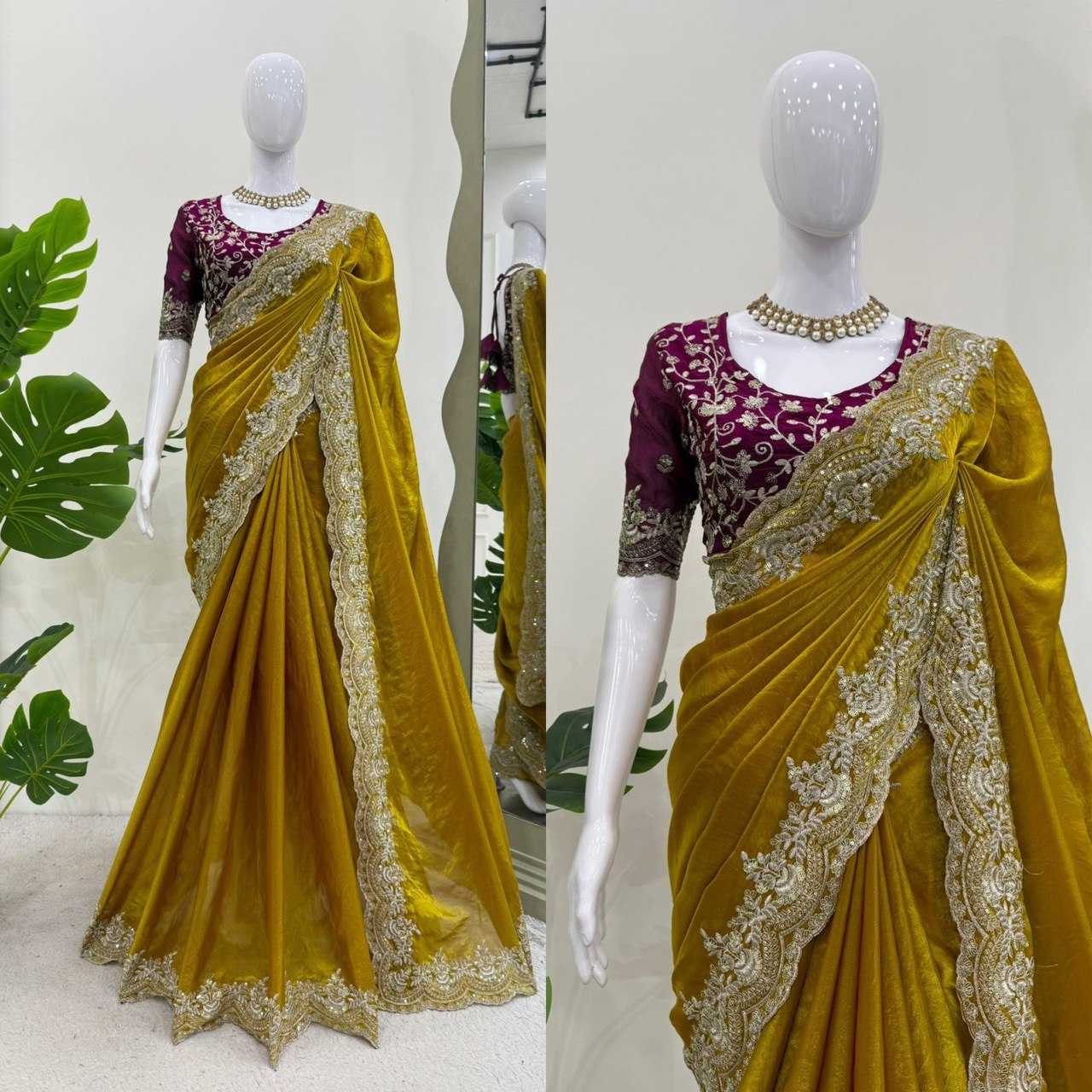 Ynf Silk RIN133 594 Silk Sarees Wholesale Party Wear Silk Sarees Designer Silk Sarees Manufacturer