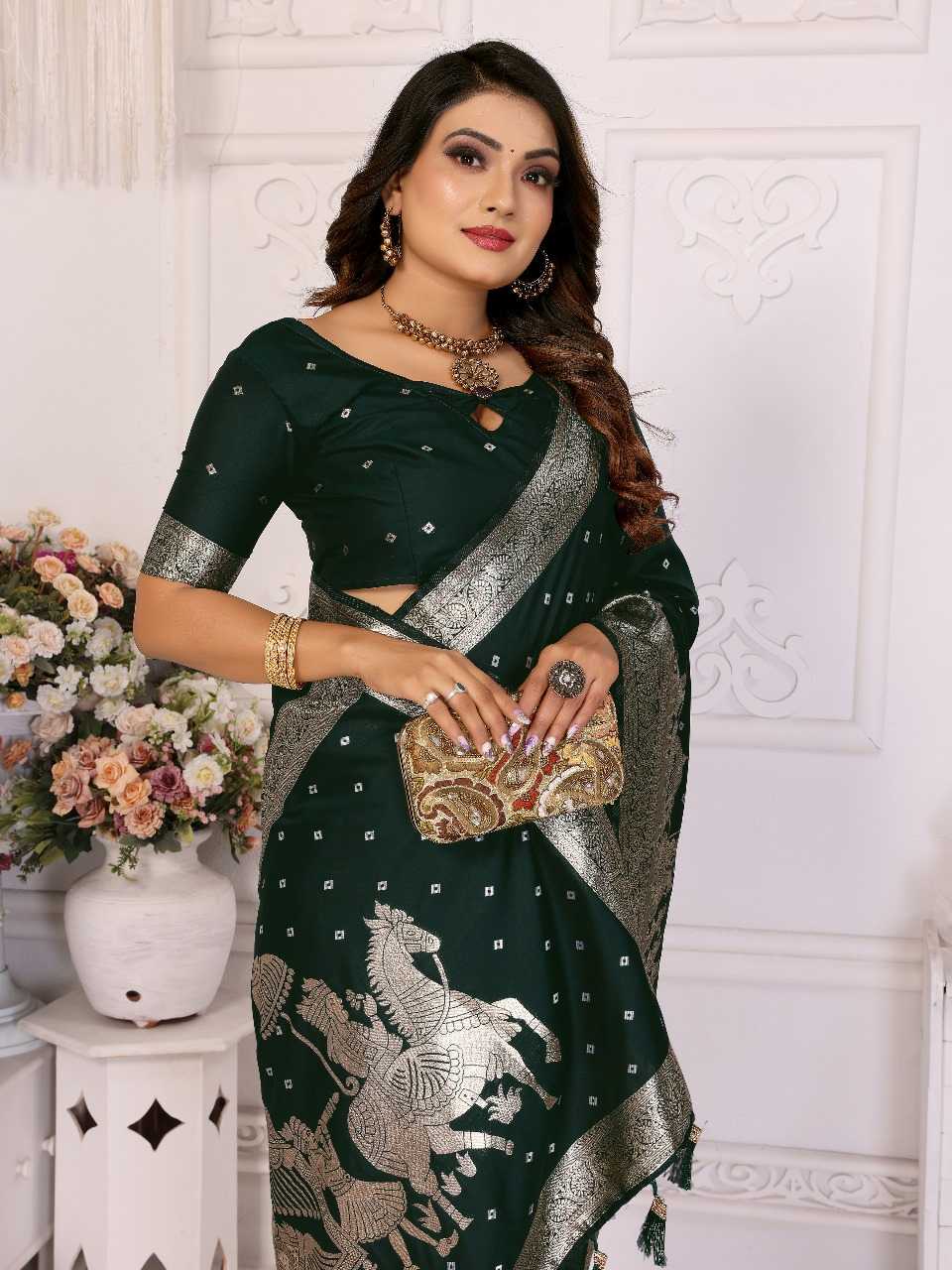 Ynf Silk RIN144 Heena Silk Sarees Wedding Collections Festive Collections Wholesale Designer Silk Sarees Silk Sarees For Weddings Festival Silk Sarees Manufacturer