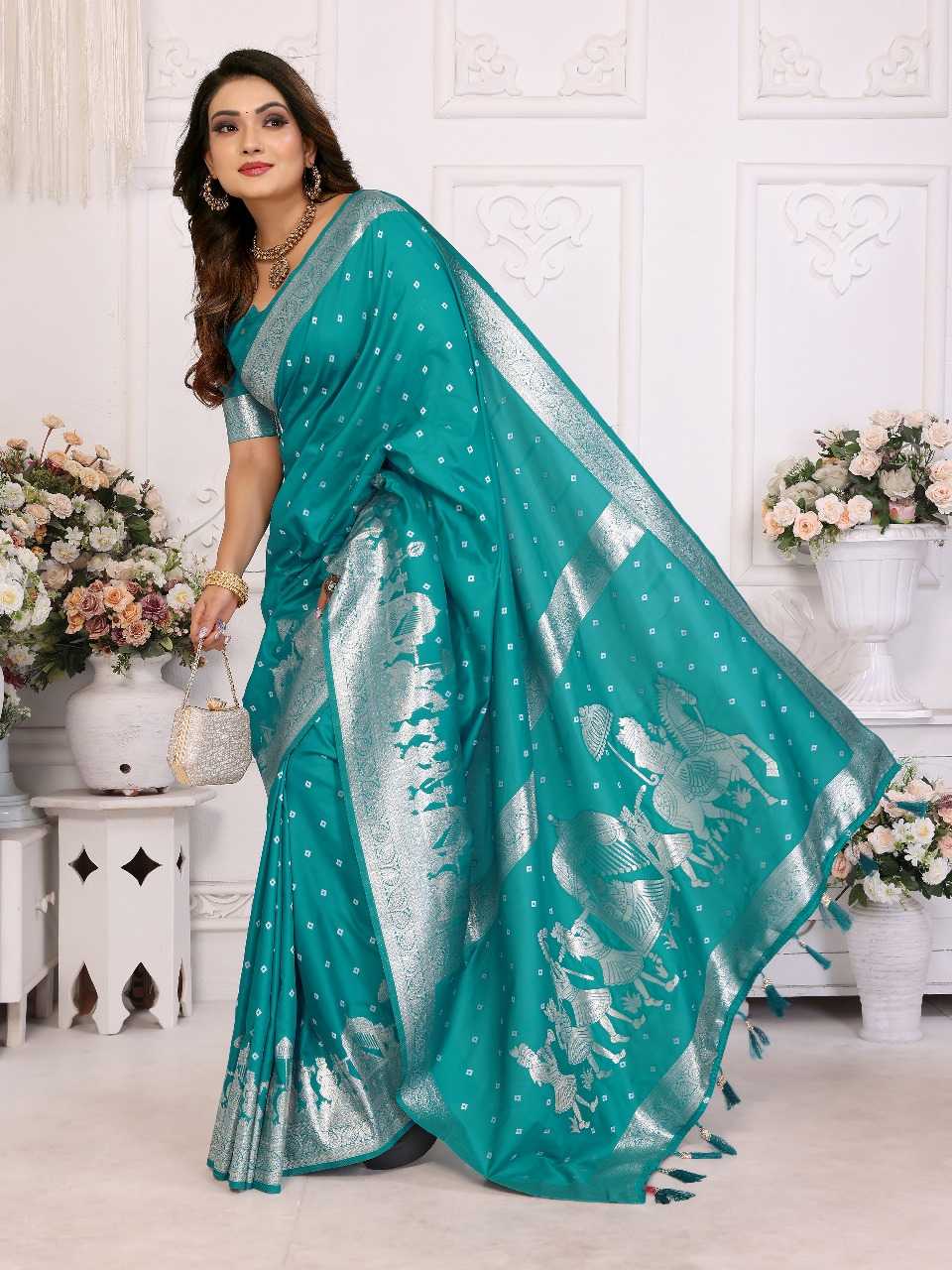 Ynf Silk RIN144 Heena Silk Sarees Wedding Collections Festive Collections Wholesale Designer Silk Sarees Silk Sarees For Weddings Festival Silk Sarees Manufacturer