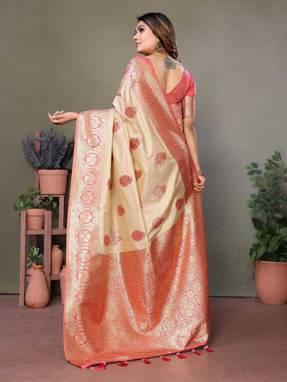 Ynf Silk RIN144 Jugani Silk Sarees Wedding Collections Festive Collections Wholesale Traditional Silk Sarees Designer Silk Sarees Silk Sarees For Weddings Manufacturer