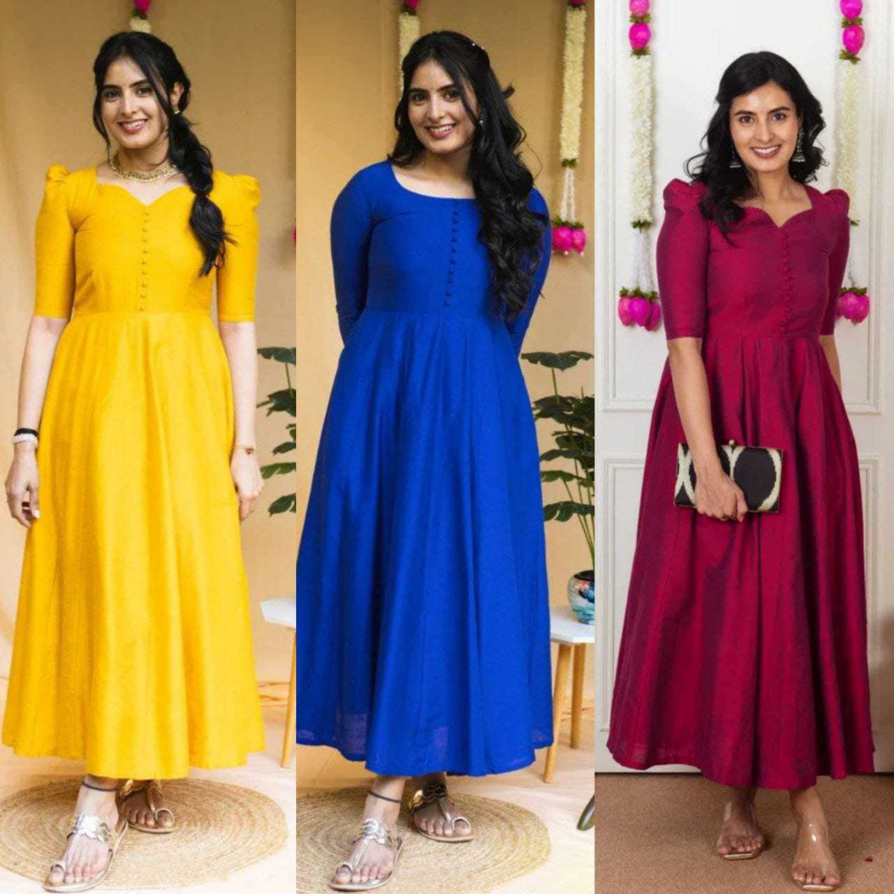 Ynf Silk RIN157 2079 Gowns Wedding Collections Plus Size Collections Wholesale Fancy Gowns Party Gowns Silk Gowns Manufacturer