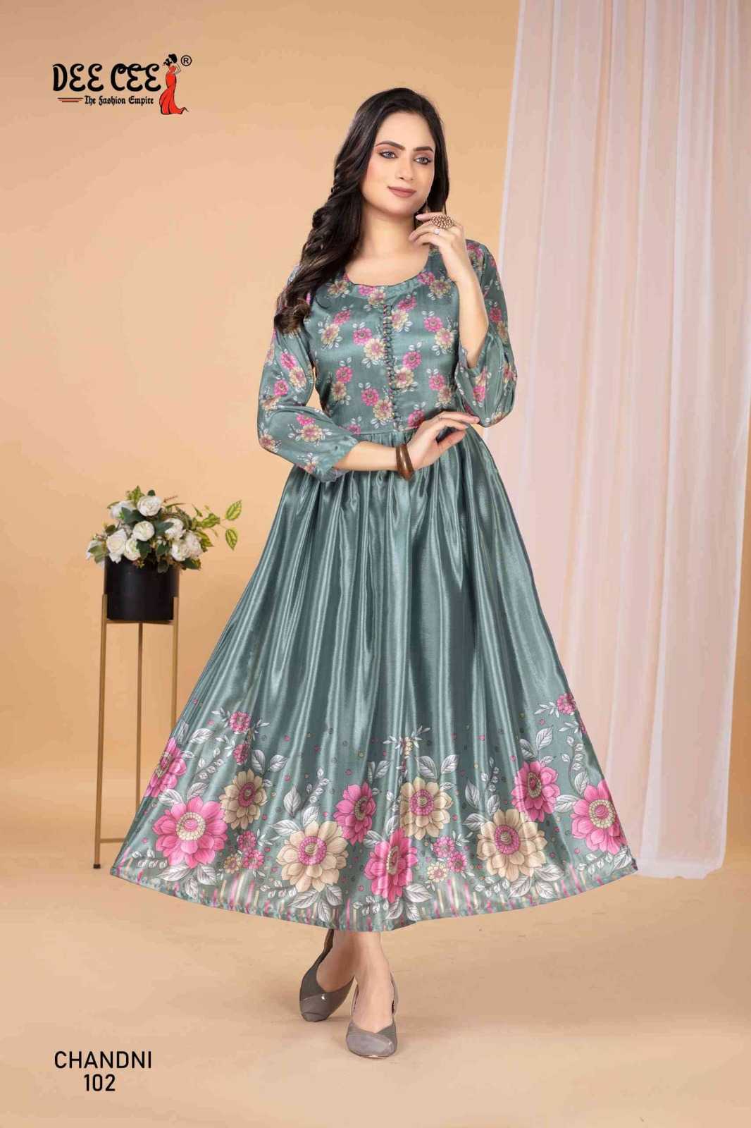 Ynf Silk RIN190 CHANDNI Setwise Collections Wholesale Gowns Catalogs Manufacturer