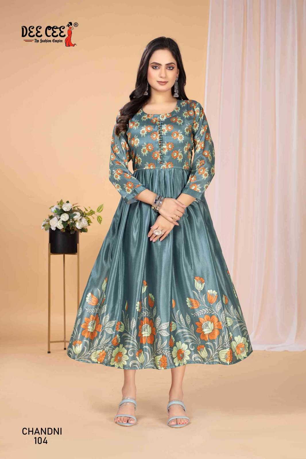 Ynf Silk RIN190 CHANDNI Setwise Collections Wholesale Gowns Catalogs Manufacturer