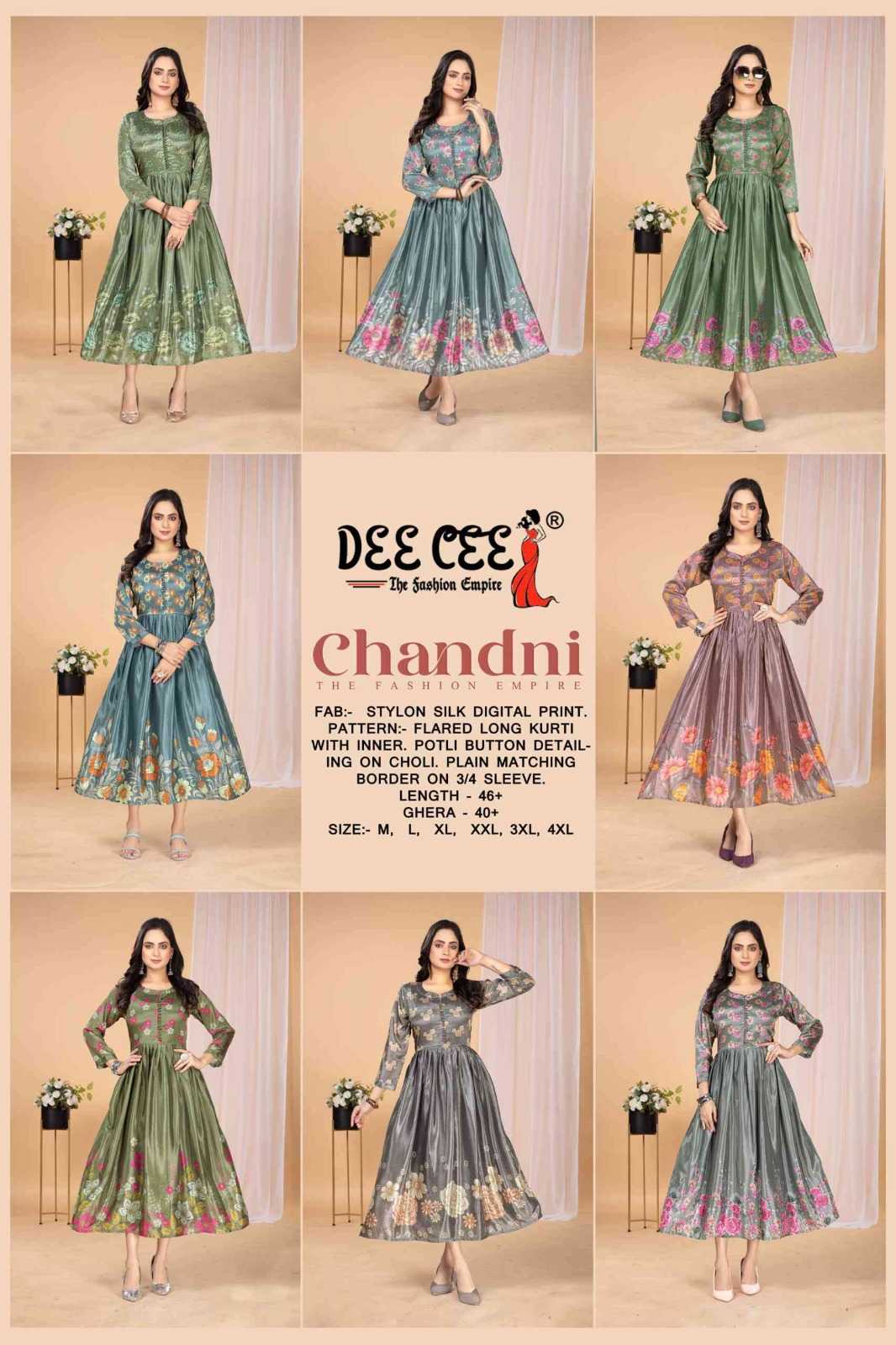 Ynf Silk RIN190 CHANDNI Setwise Collections Wholesale Gowns Catalogs Manufacturer