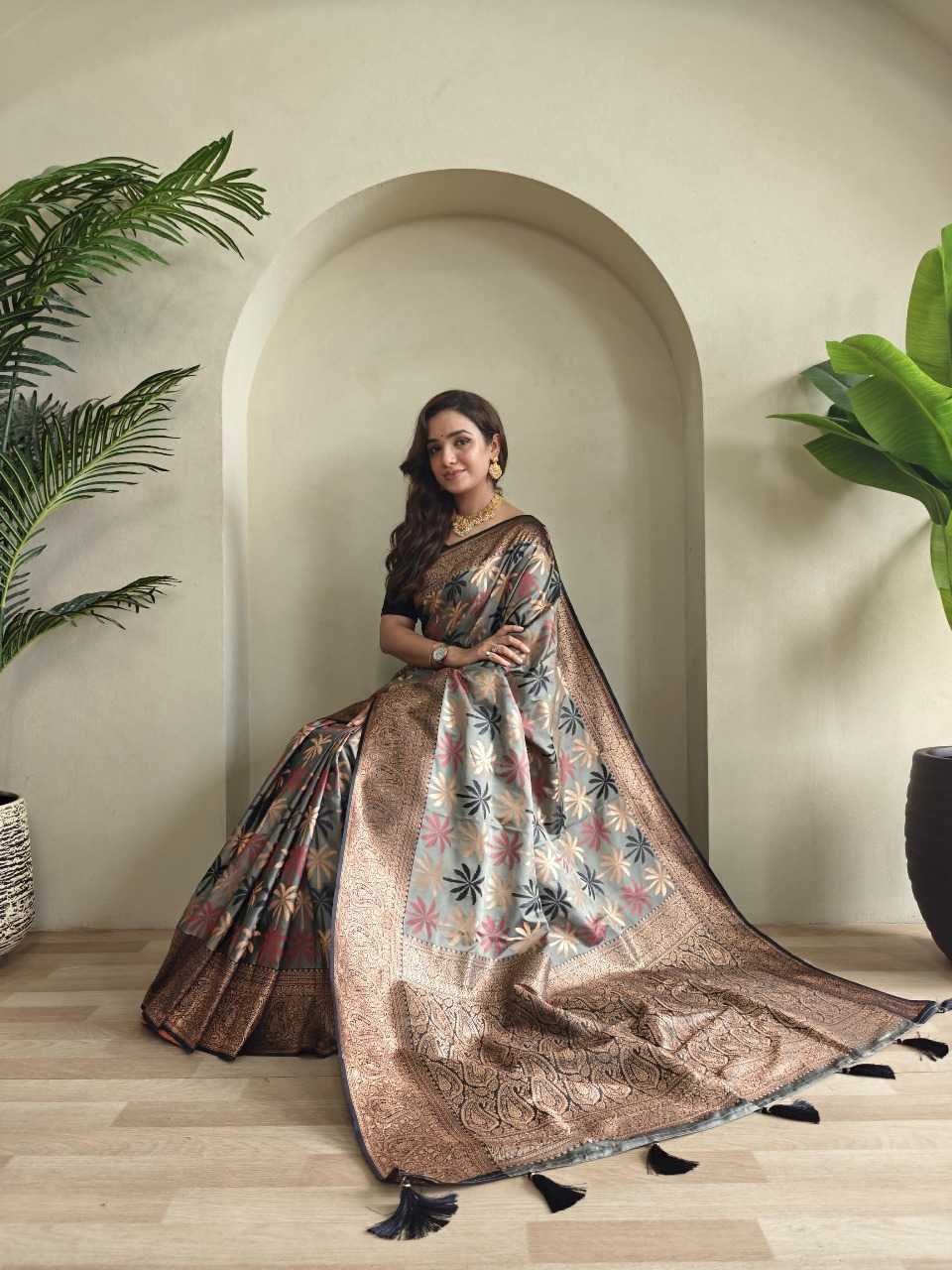 Ynf Silk RIN197 2998 Silk Sarees Wholesale Party Wear Silk Sarees Designer Silk Sarees Fancy Silk Sarees Manufacturer