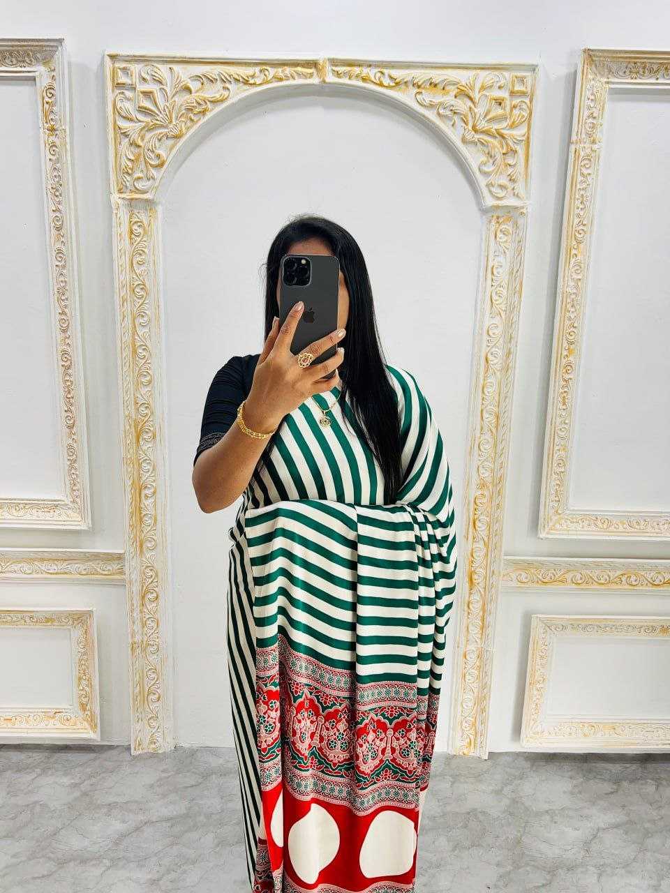 Ynf Silk RIN207 2204 Sarees Silk Sarees Wholesale Crape Satin Sarees Gajji Modal Sarees Silk Sarees For Weddings Manufacturer
