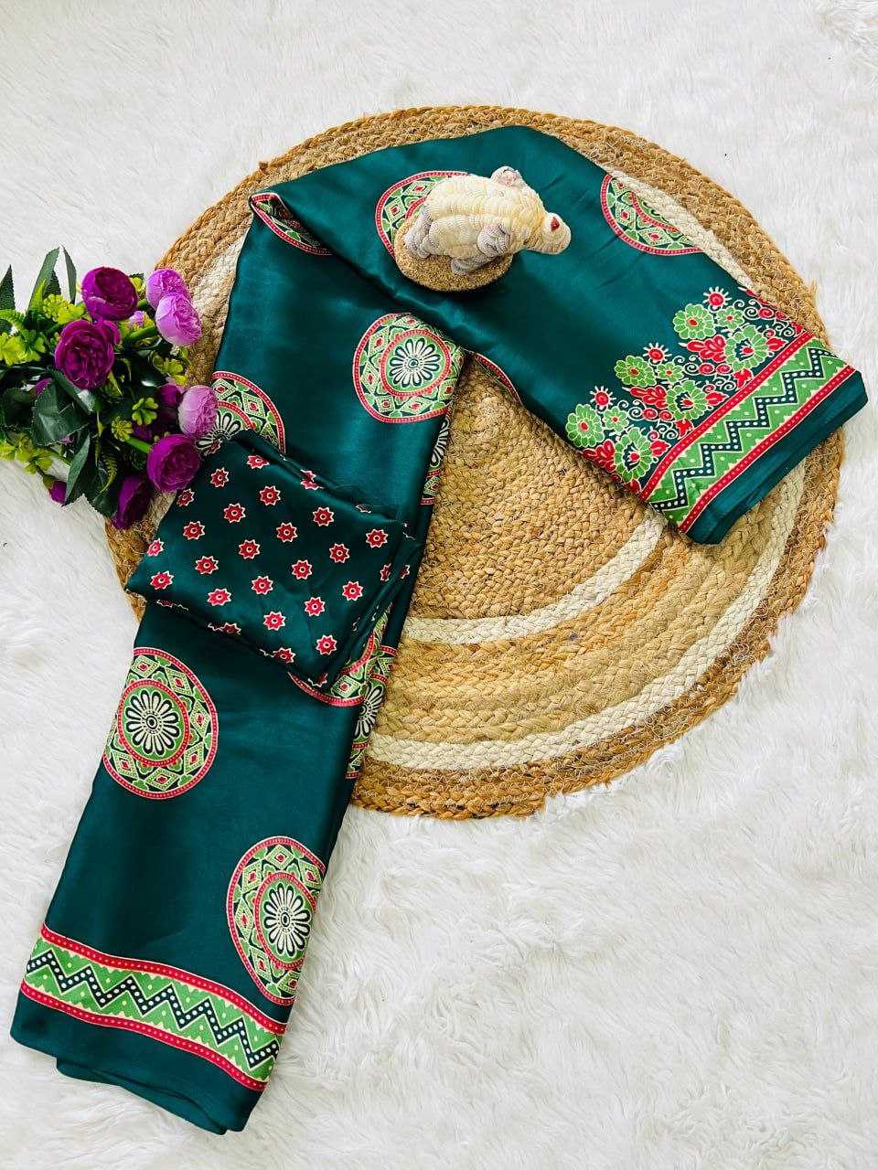 Ynf Silk RIN207 2246 Sarees Silk Sarees Wholesale Designer Sarees Crape Satin Sarees Gajji Modal Sarees Manufacturer