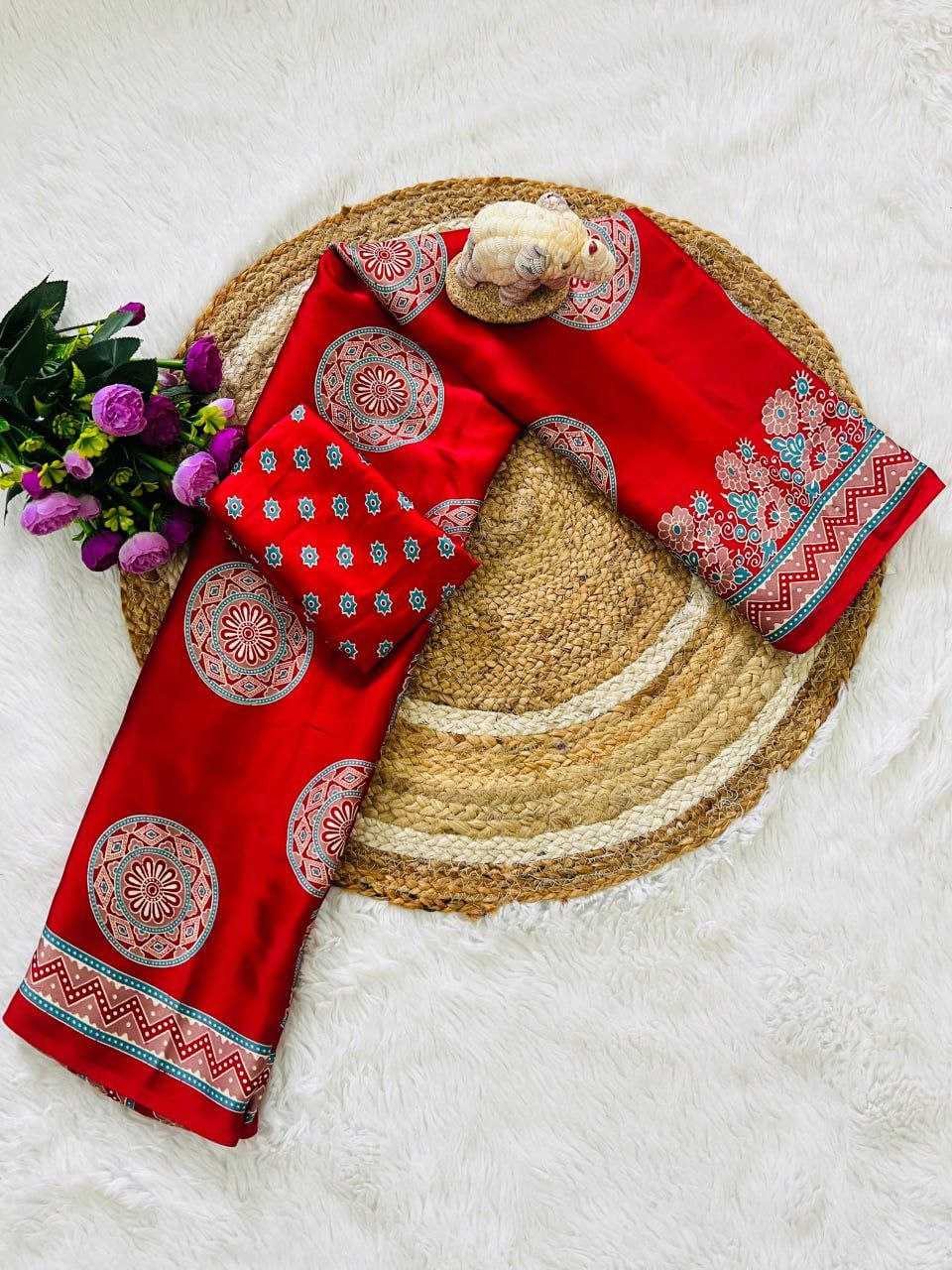 Ynf Silk RIN207 2246 Sarees Silk Sarees Wholesale Designer Sarees Crape Satin Sarees Gajji Modal Sarees Manufacturer