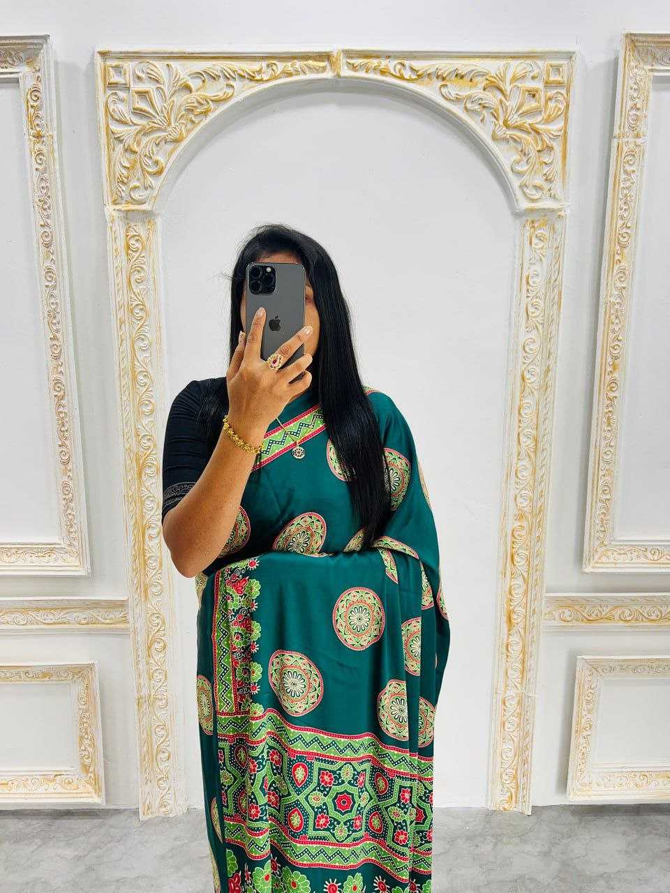 Ynf Silk RIN207 2246 Sarees Silk Sarees Wholesale Designer Sarees Crape Satin Sarees Gajji Modal Sarees Manufacturer