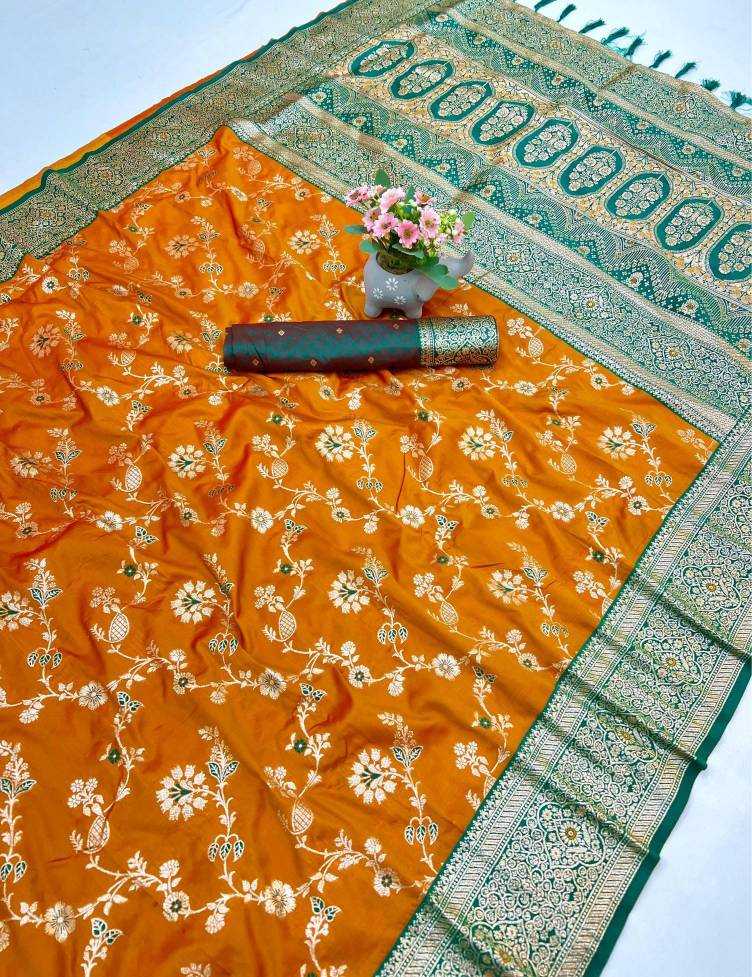 Ynf Silk RIN209 RAGINI-Vol-4 Silk Sarees Wedding Collections Wholesale Banarasi Silk Sarees Zari Border Silk Sarees Silk Sarees For Weddings Manufacturer