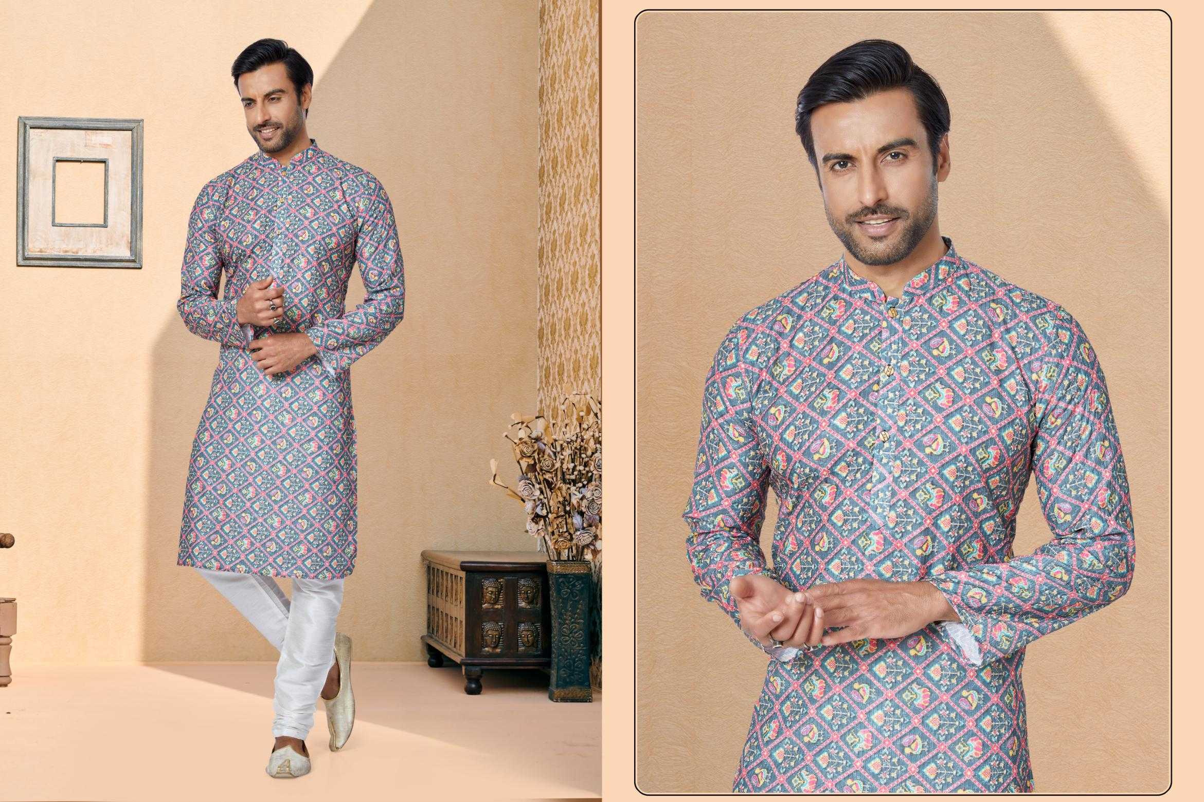 Ynf Silk RIN223 3135 A Mens Wear Wholesale Mens Kurtas Mens Kurta Pyjama Men Wedding kurta Manufacturer