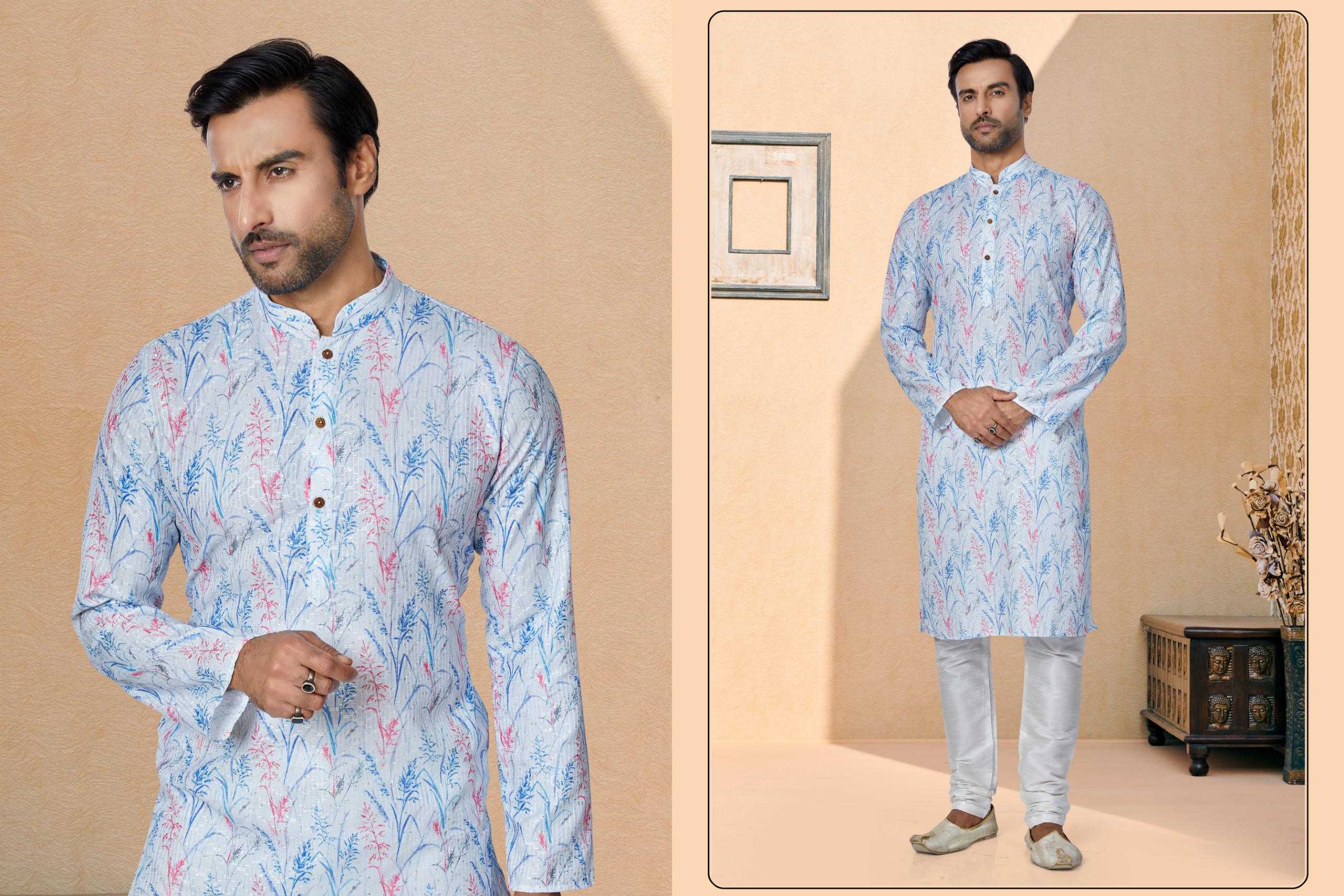 Ynf Silk RIN223 3151 B Mens Wear Wholesale Mens Kurtas Mens Kurta Pyjama Men Wedding kurta Manufacturer