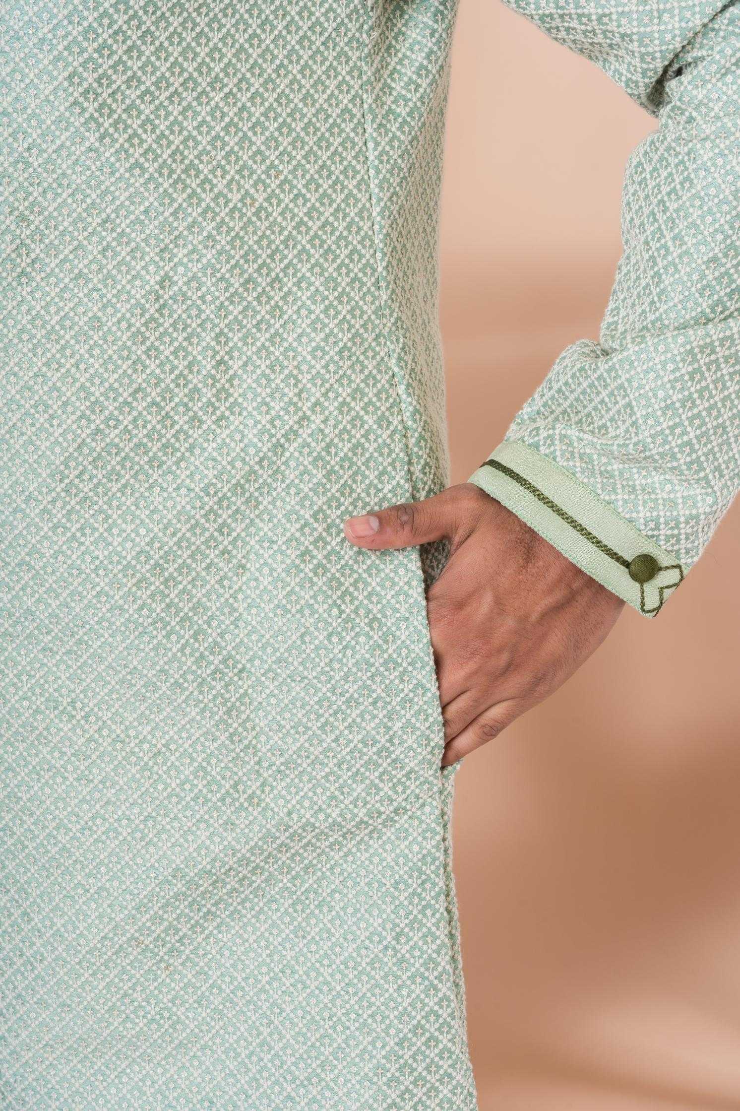 Ynf Silk RIN223 3418A Mens Wear Wholesale Mens Kurtas Mens Kurta Pyjama Men Wedding kurta Manufacturer