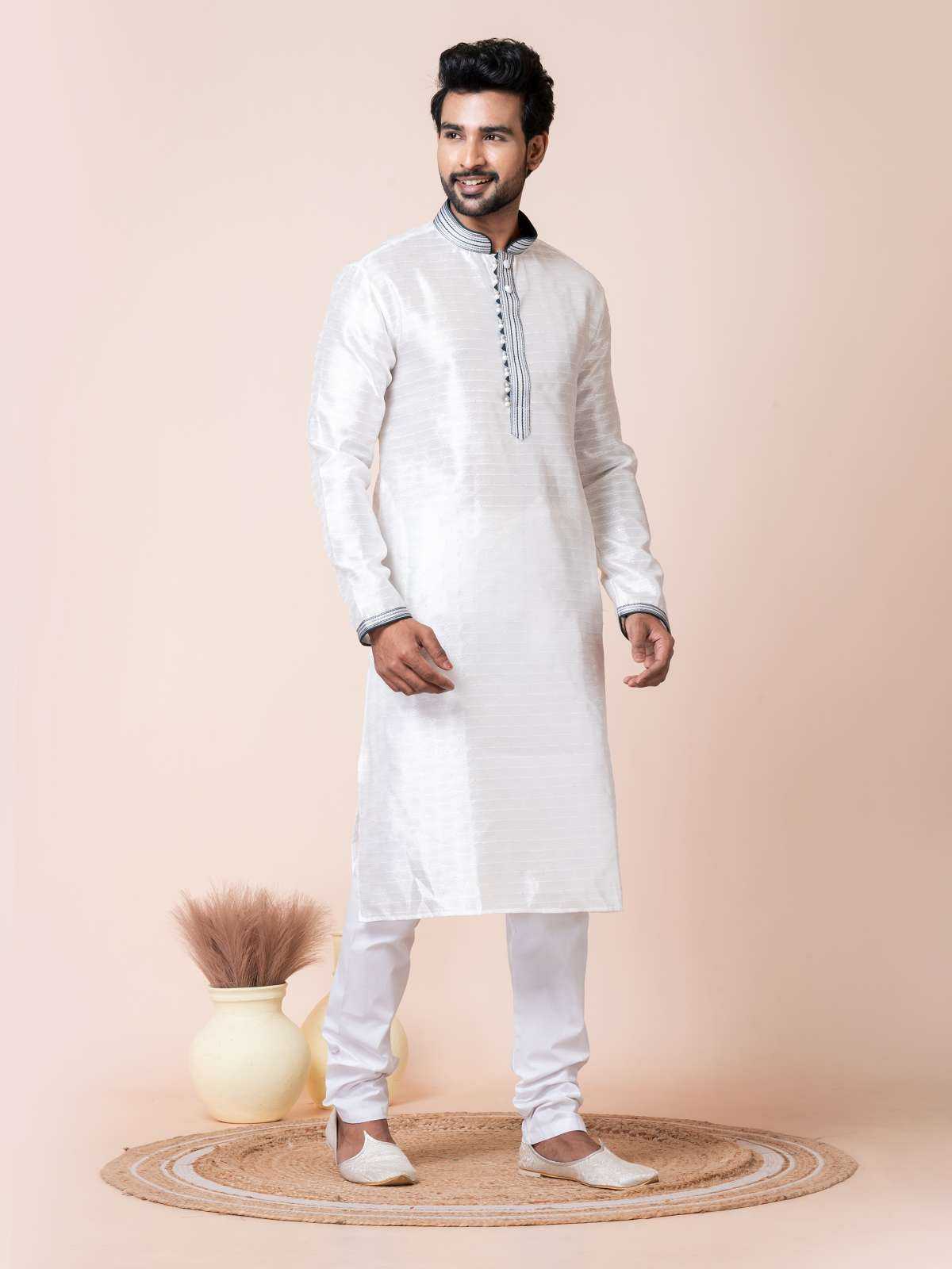 Ynf Silk RIN223 3469A Mens Wear Wholesale Mens Kurtas Mens Kurta Pyjama Men Wedding kurta Manufacturer