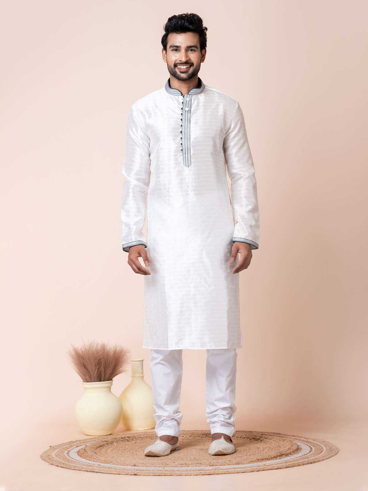 Ynf Silk RIN223 3469A Mens Wear Wholesale Mens Kurtas Mens Kurta Pyjama Men Wedding kurta Manufacturer