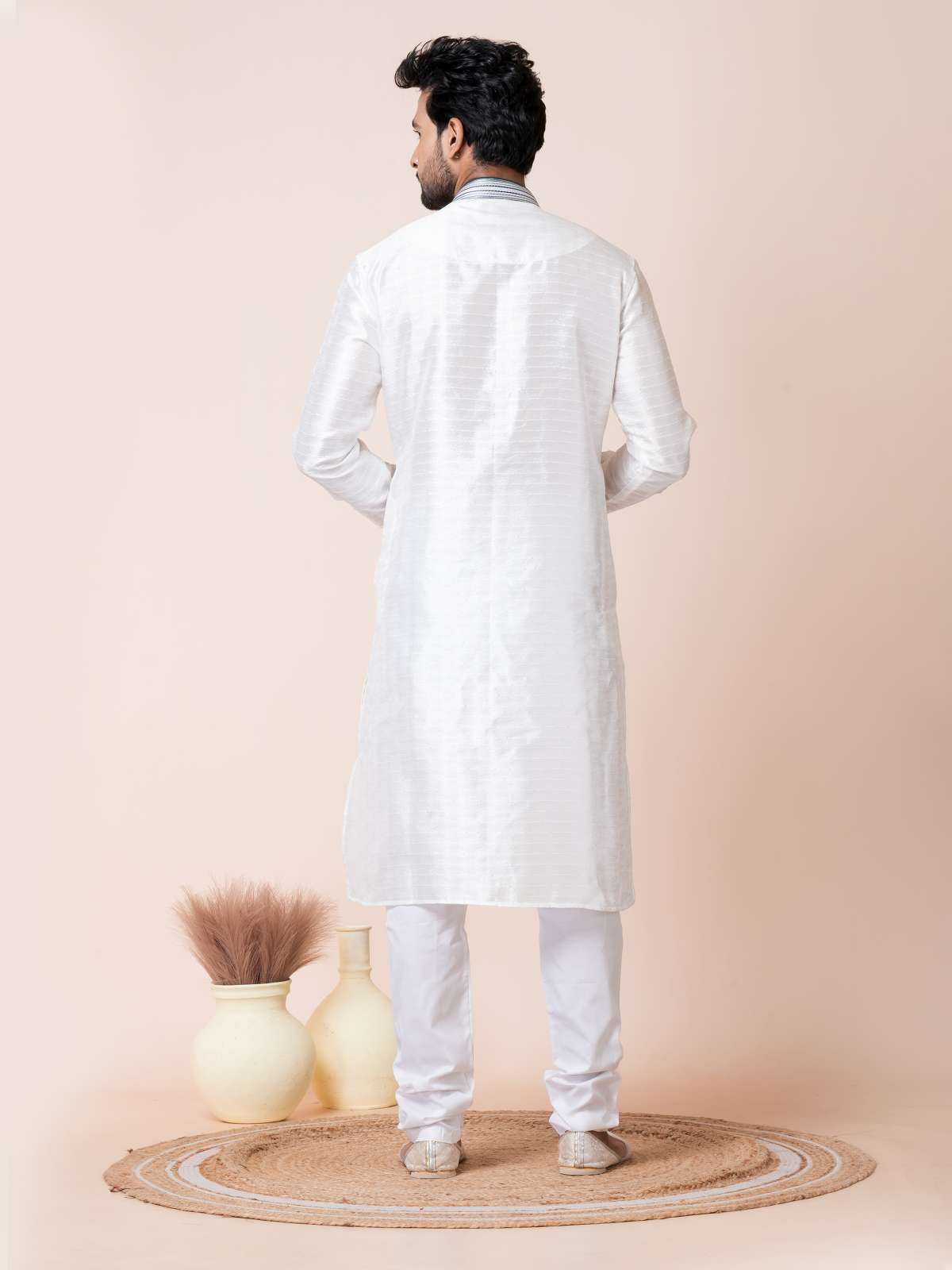 Ynf Silk RIN223 3469A Mens Wear Wholesale Mens Kurtas Mens Kurta Pyjama Men Wedding kurta Manufacturer