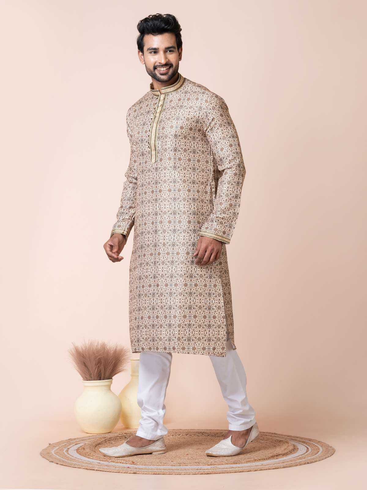Ynf Silk RIN223 3476B Mens Wear Wholesale Mens Kurtas Mens Kurta Pyjama Men Wedding kurta Manufacturer