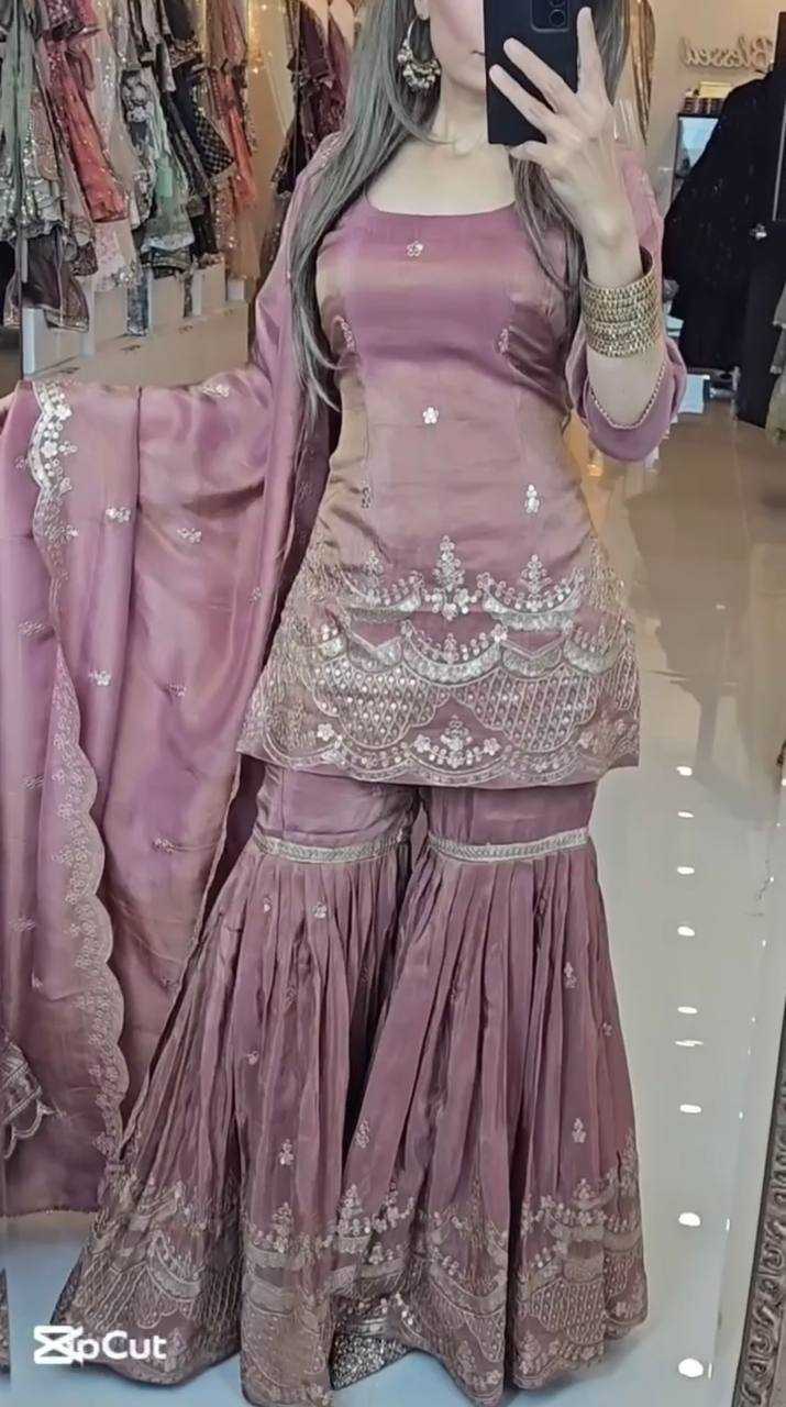 Ynf Simar silk KESH158 9015 Suits & Dresses Wedding Collections Festive Collections Wholesale Sharara Salwar Suits Ladies Silk Suit Wedding Outfits Manufacturer