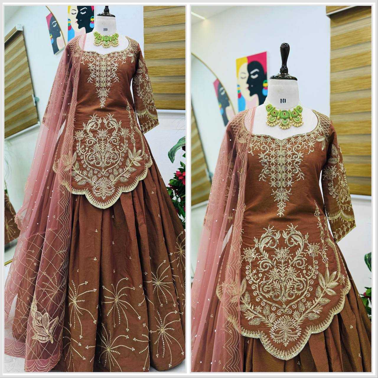 Ynf Simar silk KESH158 Simaran Lehengas Wedding Collections Festive Collections Wholesale Designer Lehenga Silk Lehenga Lehenga With Dupatta Manufacturer