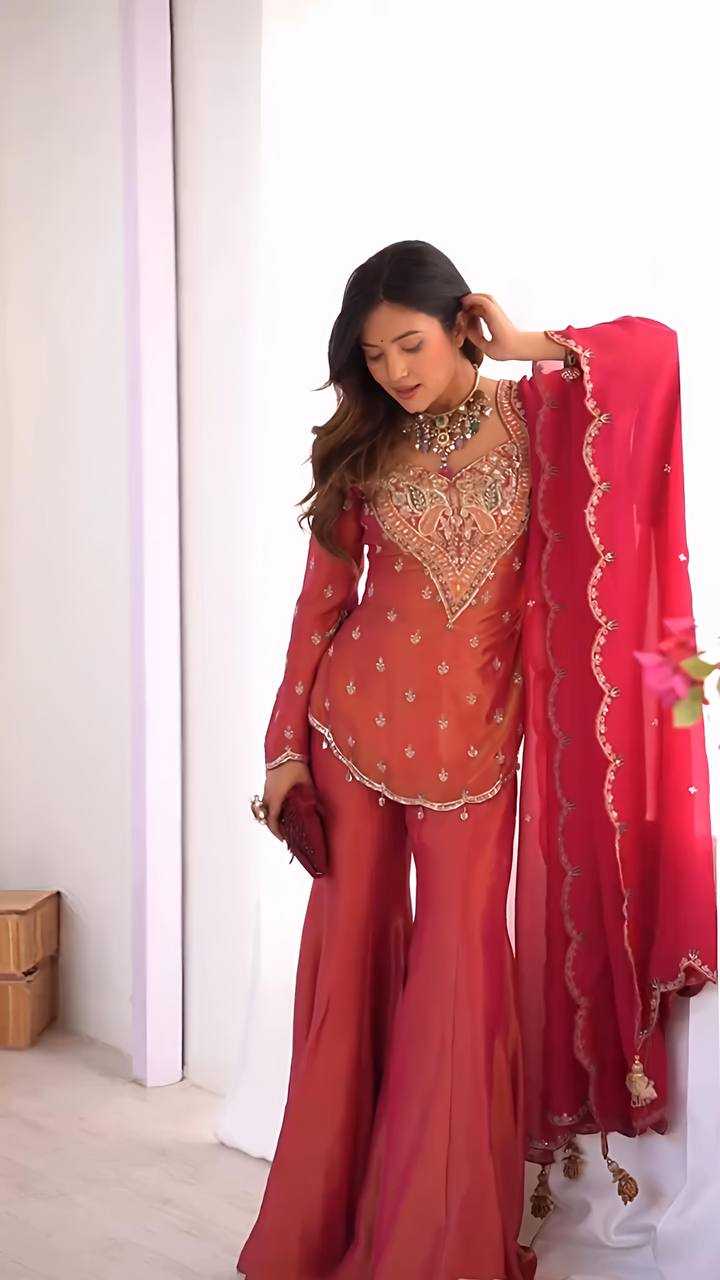 Ynf Simar silk KESH499 852 Suits & Dresses Wholesale Embroidery Suits Palazzo Suit Ladies Salwar Suits Manufacturer