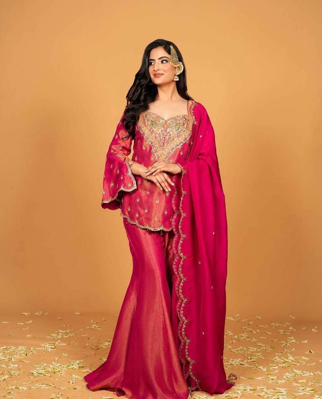 Ynf Simar silk KESH499 852 Suits & Dresses Wholesale Embroidery Suits Palazzo Suit Ladies Salwar Suits Manufacturer
