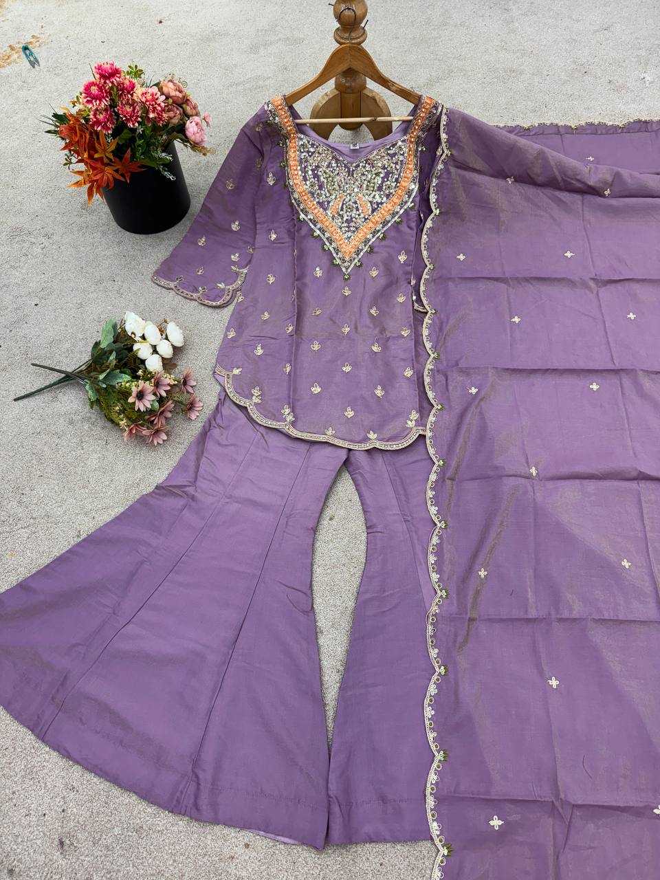 Ynf Simar silk KESH499 852 Suits & Dresses Wholesale Embroidery Suits Palazzo Suit Ladies Salwar Suits Manufacturer