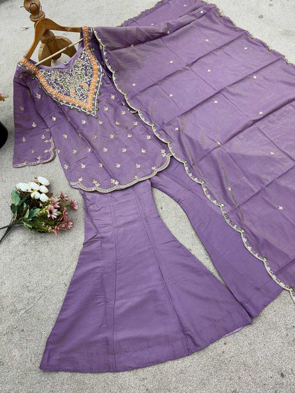 Ynf Simar silk KESH499 852 Suits & Dresses Wholesale Embroidery Suits Palazzo Suit Ladies Salwar Suits Manufacturer