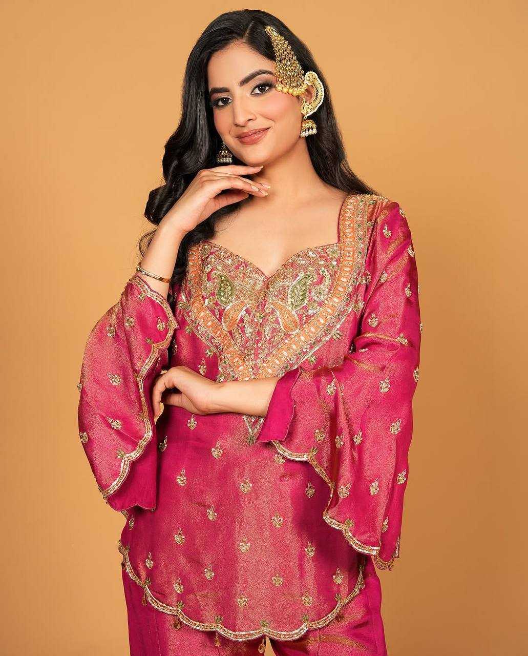 Ynf Simar silk KESH499 852 Suits & Dresses Wholesale Embroidery Suits Palazzo Suit Ladies Salwar Suits Manufacturer