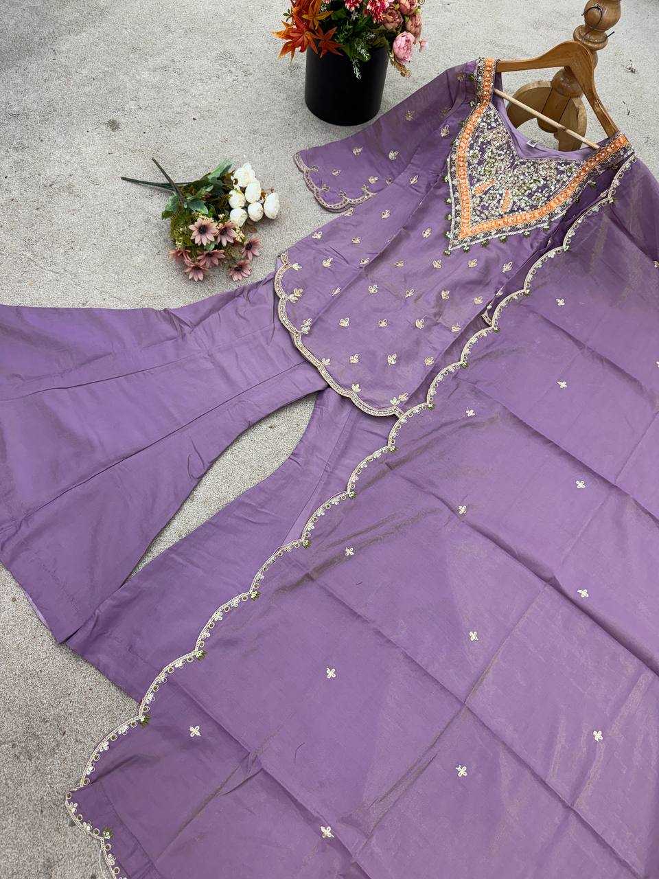 Ynf Simar silk KESH499 852 Suits & Dresses Wholesale Embroidery Suits Palazzo Suit Ladies Salwar Suits Manufacturer