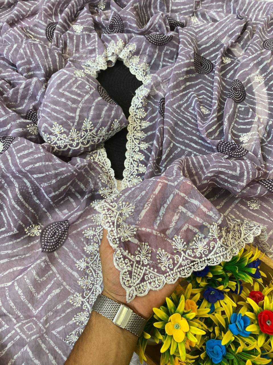 Ynf Simar silk KESH514 147 Sarees Wholesale Embroidered Sarees Manufacturer