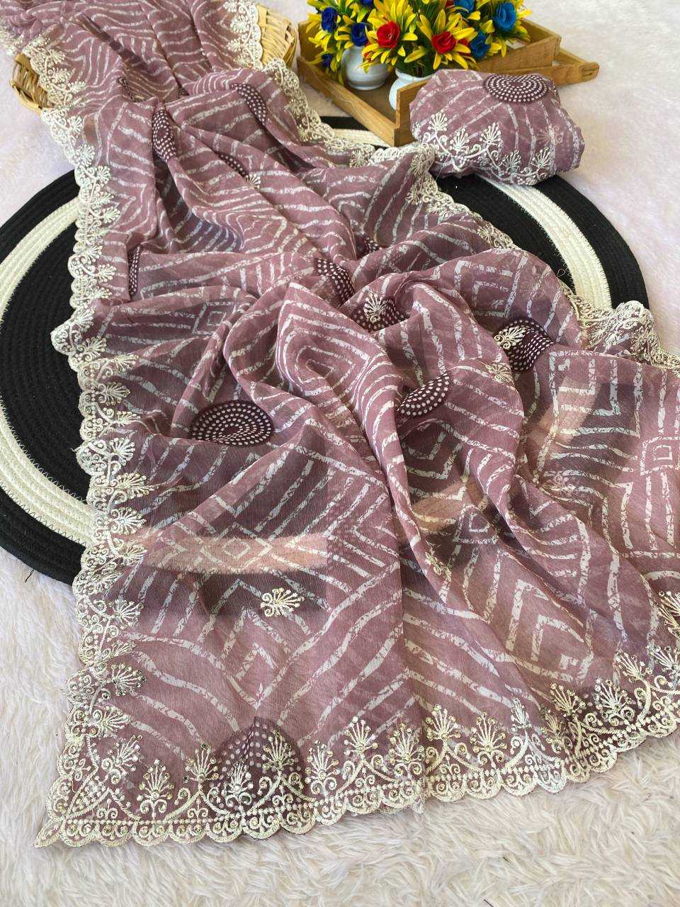 Ynf Simar silk KESH514 147 Sarees Wholesale Embroidered Sarees Manufacturer