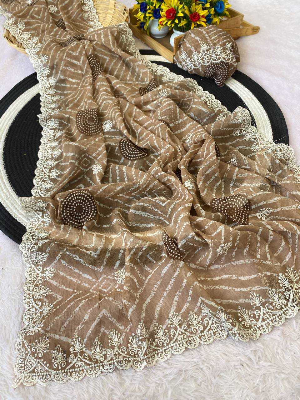 Ynf Simar silk KESH514 147 Sarees Wholesale Embroidered Sarees Manufacturer