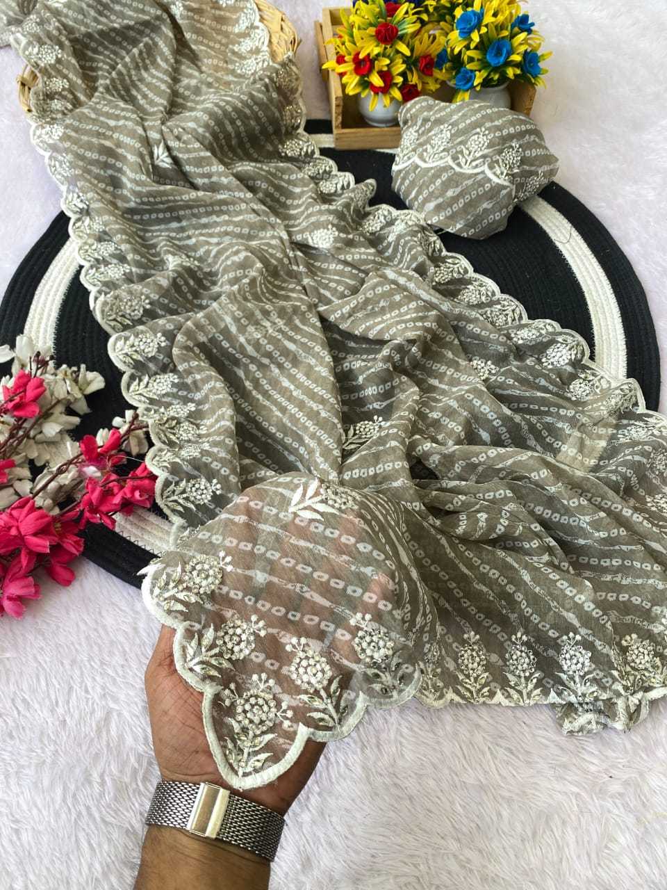 Ynf Simar silk KESH514 148 Sarees Wholesale Fancy Sarees Embroidered Sarees Manufacturer