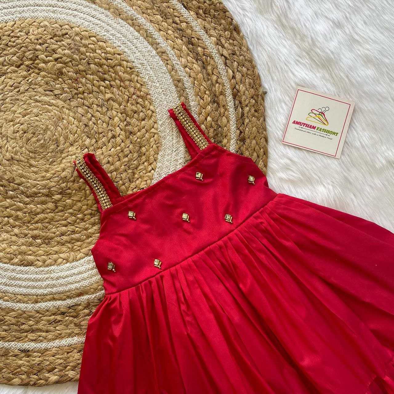 Ynf Slub Reyon RIN107 351 Kids Wear Wholesale Kids Frocks Girls Frock Kids Designer Frock Manufacturer