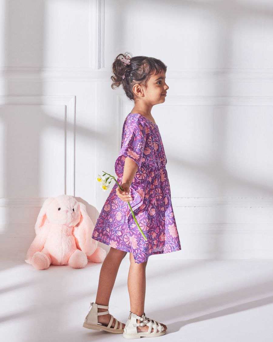 Ynf Slub Reyon RIN107 352 Kids Wear Wholesale Kids Frocks Girls Frock Girls Cotton Frocks Manufacturer